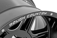 Load image into Gallery viewer, Rough Country 92 Series Wheel | Machined One-Piece | Gloss Black | 20x12 | 8x6.5 | -44mm