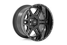 Load image into Gallery viewer, Rough Country 92 Series Wheel | Machined One-Piece | Gloss Black | 20x12 | 8x6.5 | -44mm