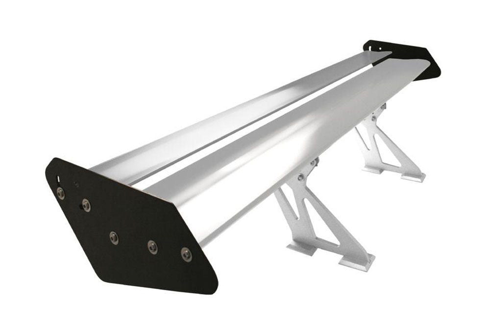 Aluminum GT Spoiler Silver & Black -- MR-AS-GT56