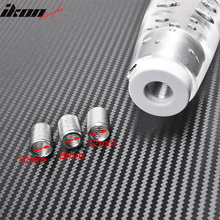 Load image into Gallery viewer, Universal LED RGB Shift Knob 10mm Transparent Bubble W Thread Adapters
