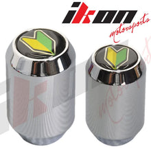 Load image into Gallery viewer, Universal Wakaba Driver Badge JDM Chrome Short Throw Shifter Knob