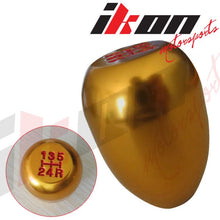 Load image into Gallery viewer, Gold M10X1.5MM Thread MT Manual T-R Gear Shift Knob 5 Speed SPD