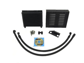 2006+ BMW 135i/1M/335i Sport Single Oil Cooler Kit - Polished Finish (BM-COOL002P)
