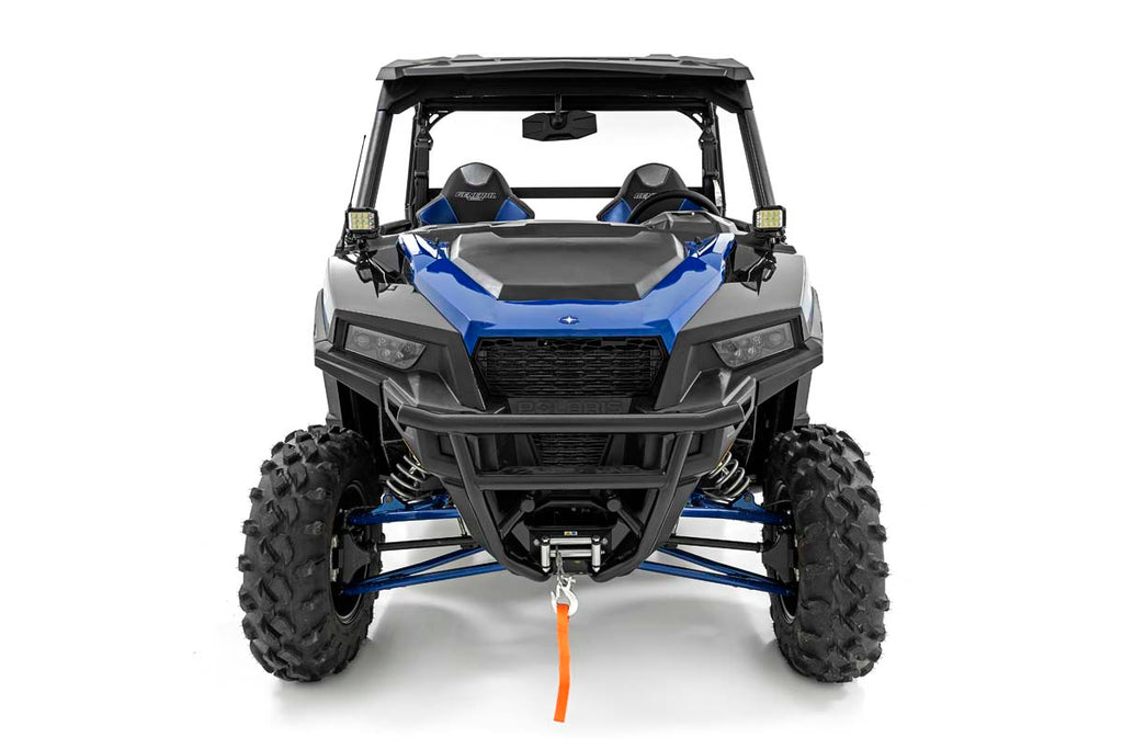LED Light Kit | Cage Mount | 2" Black Pair | Amber DRL | Polaris General XP 4 1000 