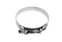 Load image into Gallery viewer, HPS 304 Stainless Steel T-Bolt Hose Clamp Size #100 4" - 4-5/16" SSTC-102-110