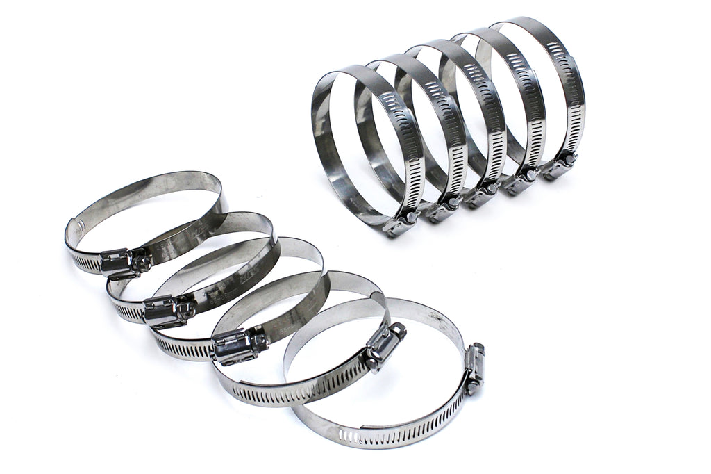 HPS Performance SSWC-65-89x10 Stainless Steel Worm Gear Hose Clamp
