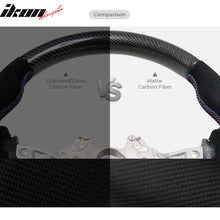 Load image into Gallery viewer, 2015-2021Â Subaru WRX STI Steering Wheel Red Stitch Line CF Alcantara