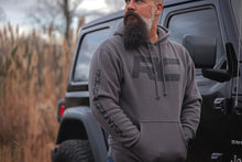 Load image into Gallery viewer, Rough Country Hoodie | RC Topographical Sleeve | Charcoal | MD