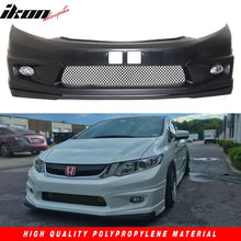 Load image into Gallery viewer, 2012-2015Â Honda Civic 9th Gen FB6 Front Bumper Lip Conversion Foglight