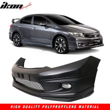 Load image into Gallery viewer, 2012-2015Â Honda Civic 9th Gen FB6 Front Bumper Lip Conversion Foglight
