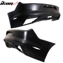 Load image into Gallery viewer, 2015-2016Â Ford Mustang GT350 Black Rear Bumper Kit With Diffuser