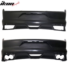 Load image into Gallery viewer, 2015-2016Â Ford Mustang GT350 Black Rear Bumper Kit With Diffuser