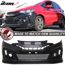 Load image into Gallery viewer, 2015-2016Â Honda Fit GK5 Front Bumper Conversion Cover DRL Light PP