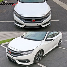Load image into Gallery viewer, 2016-2018Â Honda Civic Sedan IKON Front Rear Bumper Lip Side Skirts