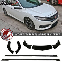 Load image into Gallery viewer, 2016-2018Â Honda Civic Sedan IKON Front Rear Bumper Lip Side Skirts