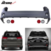 Load image into Gallery viewer, 2011-2020Â Toyota Sienna SE Rear Bumper Cover Conversion Reflector PP