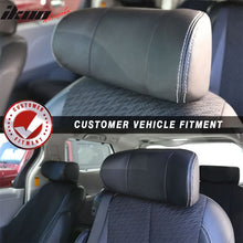 Load image into Gallery viewer, 2011-2000Â Toyota Sienna Black Front And Middle Headrest Faux Leather