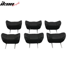 Load image into Gallery viewer, 2011-2000 Toyota Sienna Black Front Middle Rear Headrest Faux Leather