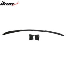 Load image into Gallery viewer, For Universal Black Front Bumper Lip Protector PU Spoiler Air Dam 3PC