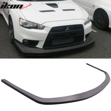 Load image into Gallery viewer, 2008-2015 Mitsubishi Lancer EVO X 10 Front Splitter For VTX Voltex Lip