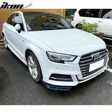 Load image into Gallery viewer, Universal Gloss Black Front Lip Splitter Chin Spoiler Air Dam 2PC