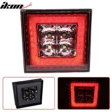 Load image into Gallery viewer, Universa Square Smoke LED Rear Tail Third 3RD Brake Lights