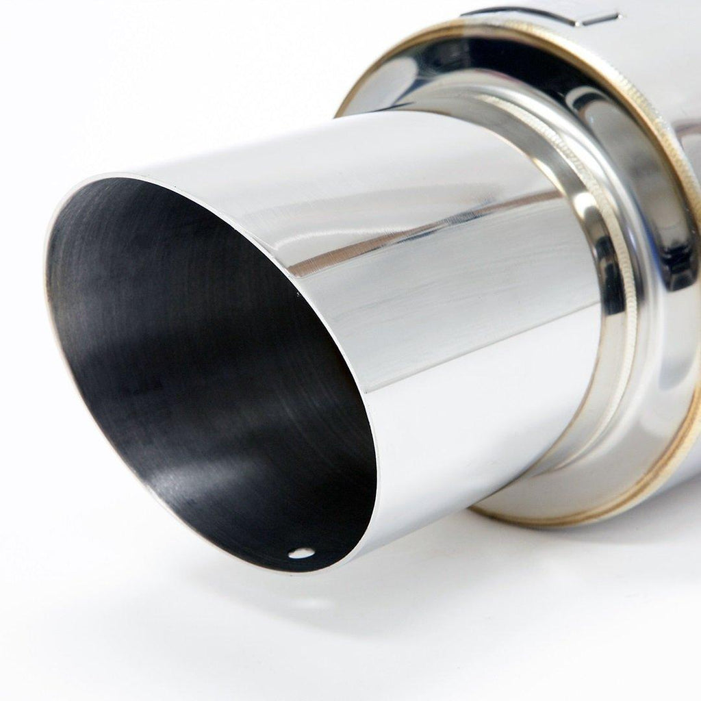 BLOX Racing Universal N1 Muffler - Angled Tip