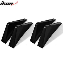 Load image into Gallery viewer, Universal Unpainted Rear Bumper Lip Diffuser Shark Fins ABS 4PC