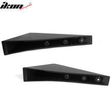 Load image into Gallery viewer, Universal Unpainted Rear Bumper Lip Diffuser Shark Fins ABS 4PC