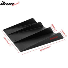 Load image into Gallery viewer, Universal Unpainted 22x20" Rear Bumper Lip Diffuser Assembly Cover ABS