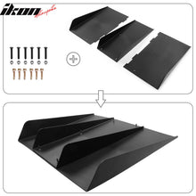 Load image into Gallery viewer, Universal Unpainted 22x20" Rear Bumper Lip Diffuser Assembly Cover ABS