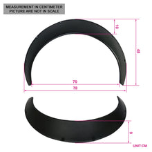 Load image into Gallery viewer, Universal Fit 90MM 2PC Rear Fender Flares Wide Body Wheel Arches PP