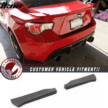 Load image into Gallery viewer, 12.5" x 2.5" Universal GT Style Rear Bumper Lip Spats Splitters PU