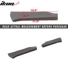 Load image into Gallery viewer, 12.5" x 2.5" Universal GT Style Rear Bumper Lip Spats Splitters PU