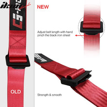 Load image into Gallery viewer, Universal 4 Point Buckle Red Racing Harness Racing Seat Belt Nylon