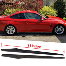 Load image into Gallery viewer, 2014-2020 BMW 4 Series F32 CF Flat Bottom Line Side Skirt Extension