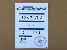 Load image into Gallery viewer, Volk Racing CE28N 16x7.5 +35 5x114.3 Bronze - Honda / Acura 5-Lug (Set of 4)