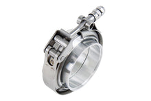 Load image into Gallery viewer, HPS Performance VCKIT-AL-350 HPS V-band clamp with interlocking aluminum flanges for 3.5" OD tubing.