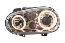 Load image into Gallery viewer, Volkswagen Golf 4 Type 1J Chrome Angel Eyes Headlights (1998-2003)