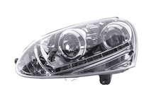 Load image into Gallery viewer, Volkswagen Golf 5 Chrome LED Headlights with Daytime Running Lights (2003 - 2008)