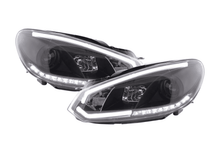 Load image into Gallery viewer, Volkswagen Golf 6 Black LED Headlights with Daytime Running Lights (2008 - 2014)