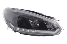 Load image into Gallery viewer, Volkswagen Golf 6 Black LED Headlights with Daytime Running Lights (2008 - 2014)