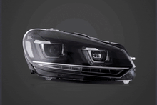 Load image into Gallery viewer, Volkswagen Golf 6 MK6 Black Demon Eyes Projector Headlight (2008 - 2014)