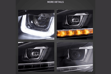 Load image into Gallery viewer, Volkswagen Golf 6 MK6 Black Demon Eyes Projector Headlight (2008 - 2014)