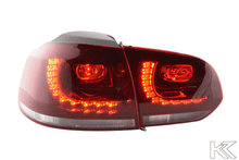 Load image into Gallery viewer, Volkswagen Golf 6 R Style Red LED Taillights Set (2008-2014)
