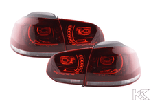 Load image into Gallery viewer, Volkswagen Golf 6 R Style Red LED Taillights Set (2008-2014)