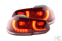 Load image into Gallery viewer, Volkswagen Golf 6 R Style Red LED Taillights Set (2008-2014)
