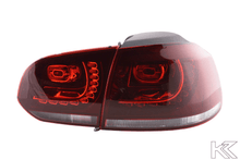 Load image into Gallery viewer, Volkswagen Golf 6 R Style Red LED Taillights Set (2008-2014)