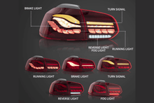 Load image into Gallery viewer, Volkswagen Golf MK6 Smoke and Red Dynamic Lighting OLED Taillights (2008 - 2014)