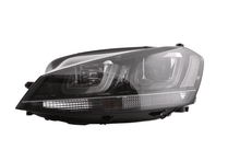 Load image into Gallery viewer, Volkswagen Golf Mk7 Black LED Headlights - R Style Black (12-17)